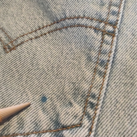 Vtg Orange Tab 550 Levi's Denim Jeans 33x32 Men's Relaxed Fit - Picture 6 of 16